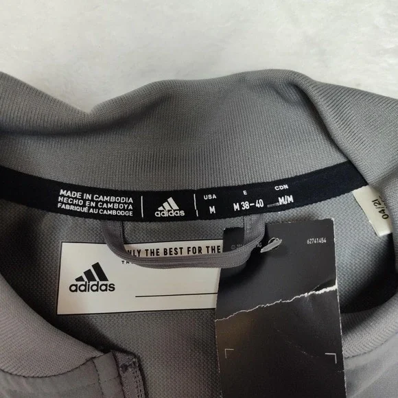 Adidas Sweatsuit Women Medium Gray Track Suit Jacket Pant McDonalds All American - Picture 3 of 16